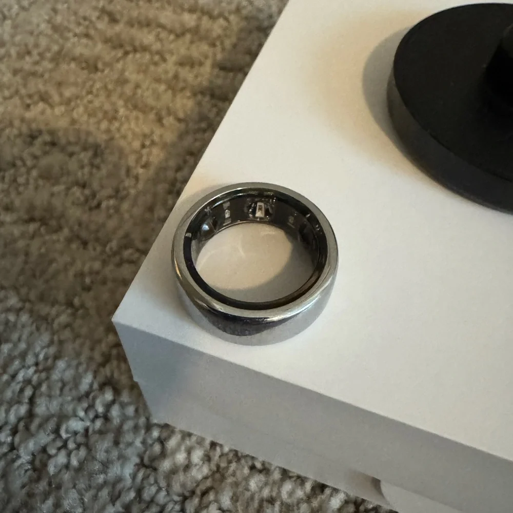 Oura Ring Gen 3 Horizon Silver Size US 6